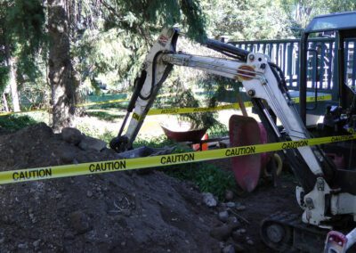 excavator equipment shown